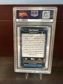 2024 Topps Chrome Cosmic PAUL SKENES Planetary Pursuit Venus PSA 10 - Image 2