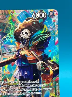 One Piece TCG Brook OP15-032 SR - Alt Art - Adventure on Kami's Island - Image 3