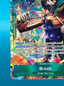 One Piece TCG Brook OP15-032 SR - Alt Art - Adventure on Kami's Island - Image 5