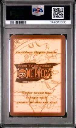 2001 Japanese One Piece CHB Luffy & Zoro S96 PSA 8 NM-MT Grand Line Comp. 1 - Image 4