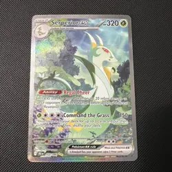 Pokemon Serperior ex 164/086 Sv: Black Bolt Holo Special illustration Rare Card - Image 1