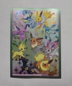 Prismatic Eeveelutions Eevee Individual Card Sleeves Pokemon Center (5 sleeves) - Image 1