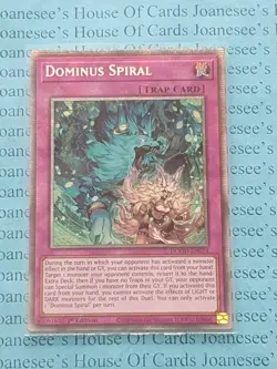 DOOD-EN079 Dominus Spiral Starlight Rare Yu-Gi-Oh Card 1st Edition New - Image 2