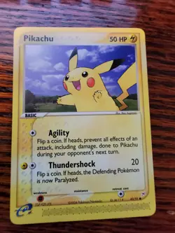 Pokemon TCG English Card Team Aqua vs. Team Magma Pikachu 43/95 - Image 1