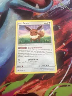 Pokemon TCG Eevee 101/149 Cosmos Holo Promo Card Sun & Moon Base Set Exclusive - Image 1