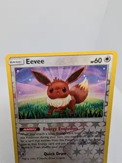 Eevee 101/149 Reverse Holo Sun & Moon Base Pokemon TCG Card - LP - Image 2