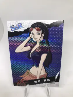 Nico Robin One Piece Collector Card Straw Hat Crew SSR OP-SSR-005 - Image 1