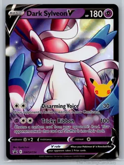 Dark Sylveon V Promo SWSH: Sword & Shield Promo Cards SWSH134 NM - Image 1
