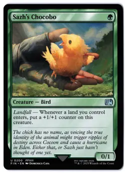 Sazh's Chocobo 200 - FIN: FINAL FANTASY Normal NM MTG TCG - Image 1