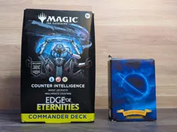 MTG Edge of Eternities: Counter Intelligence Commander Deck + 100 Island Planet - Image 1
