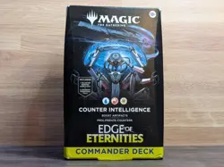 MTG Edge of Eternities: Counter Intelligence Commander Deck + 100 Island Planet - Image 3