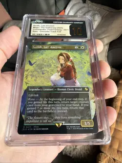 MTG Aerith, Last Ancient Chocobo Track Foil FF7 Flower Scene CGC Pristine 10 💎 - Image 4