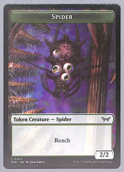 Spider - Token - 12 - Duskmourn: House of Horror (DSK) MTG - Image 3