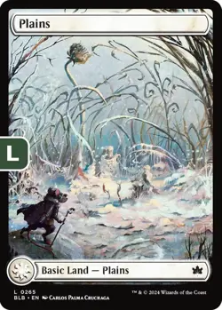 MTG Plains Bloomburrow Basic Land Basic Land Plains NM - Image 1
