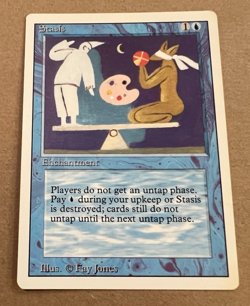 Stasis - Revised - MTG - Magic the Gathering - Image 1