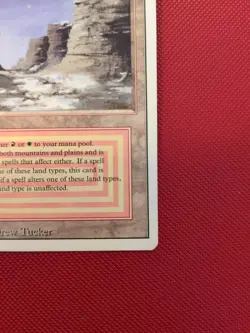 Plateau Revised LP Mtg Magic The Gathering - Image 5