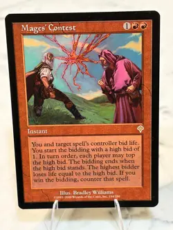 Mages' Contest Invasion Regular MTG Magic The Gathering NM Rare Mage - Image 1