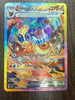 Pokemon Flareon ex 146/131 SV Prismatic Evolutions Holo - Image 1