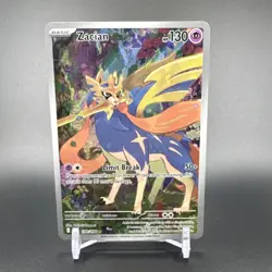Pokemon Zacian Phantasmal Flames Illustration Rare Holo 130 HP 100/094 English - Image 1