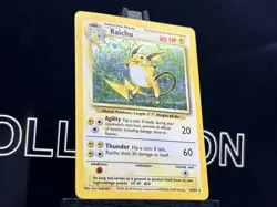 Raichu 14/102 Base Set Holo Unlimited WOTC Pokemon TCG - Image 4