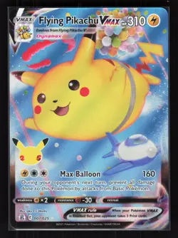 Flying Pikachu VMAX Holo Ultra Rare Pokemon Celebrations 007/025 NM - Image 1