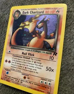 Dark Charizard Holo Rare Card 21/82 PSA 7 Pokemon Card Unlimited - Image 2