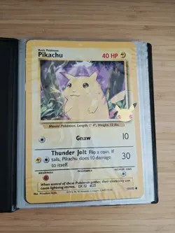 Pokemon 25th Anniversary Train On Lot of 3 Jumbo Cards in Binder - Image 3