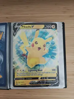 Pokemon 25th Anniversary Train On Lot of 3 Jumbo Cards in Binder - Image 5