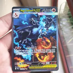 Pokemon TCG Mega Charizard X ex 125/094 Phantasmal Flames Holo SIR NM - Image 5