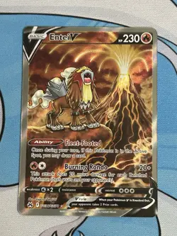 ENTEI V GG36/GG70 HOLO V RARE CROWN ZENITH GALARIAN GALLERY POKEMON NM - Image 1