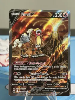 ENTEI V GG36/GG70 HOLO V RARE CROWN ZENITH GALARIAN GALLERY POKEMON NM - Image 3