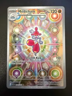Pokemon Tcg Medicham Alt Rare 241/217 Mega Evolutions Ascended Heroes NM English - Image 1