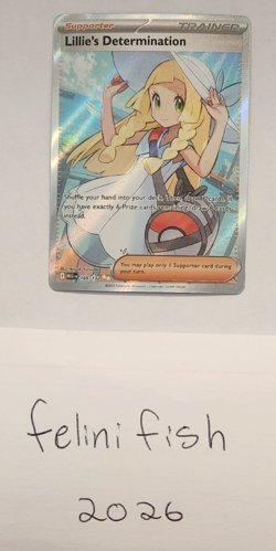 Pokemon TCG Mega Evolution 2025 - Lillie's Determination 169/132 NM - Image 3