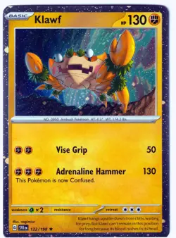 Klawf Cosmo Holo Promo Pokemon TCG 122/198 NM - Image 1