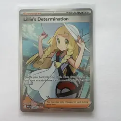 Lillie's Determination 169/132 Full Art - ME01: Mega Evolution Pokemon TCG NM - Image 1