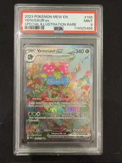 2023 POKEMON 151 SPECIAL ILLUSTRATION RARE #198 VENUSAUR EX PSA 9 FREE SHIP - Image 1