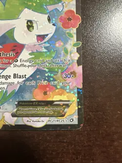 Shaymin EX RC21/RC25 Pokemon TCG Legendary Treasures DMG - Image 4