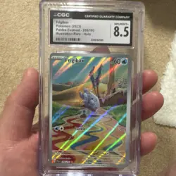 Pokemon TCG Frigibax Illustration Rare Holo CGC 8.5 208/193 English 2023 60HP - Image 1