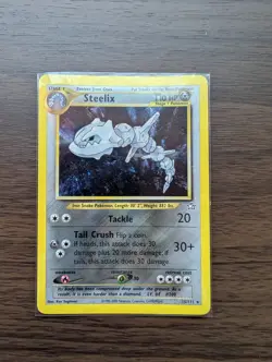 Pokemon TCG Steelix Neo Genesis 15/111 Holo Unlimited Holo Rare - Image 1