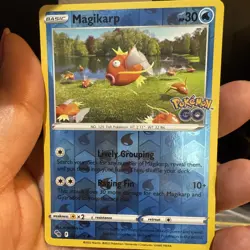 Pokemon TCG Magikarp Pokemon Go 021/078 Reverse Holo Common NM/M - Image 1