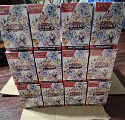 Lot of (12) Pokemon TCG Prismatic Evolutions Booster Bundle Boxes SEALED - Image 1