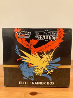 Pokemon TCG Sun & Moon Hidden Fates Elite Trainer Box ETB SEALED (READ) - Image 1
