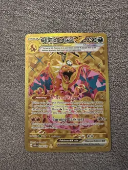 Charizard ex - 228/197 Obsidian Flames Gold Pokemon NM/MINT - Image 1
