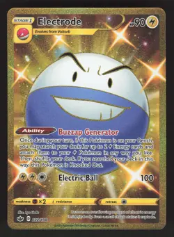 Electrode 222/198 Pokemon TCG SWSH06: Chilling Reign NM - Image 1