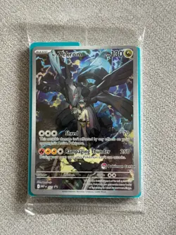 Pokemon TCG Ascended Heroes N’s Zekrom Pokemon Center Stamped Promo SEALED - Image 1