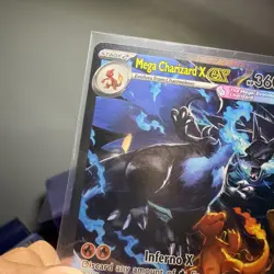 Mega Charizard X ex🔥 125/094 SIR Phantasmal Flames English - Image 3