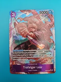 Trafalgar Law (Alternate Art) (069) OP05-069 Awakening of the New Era Foil - Image 1