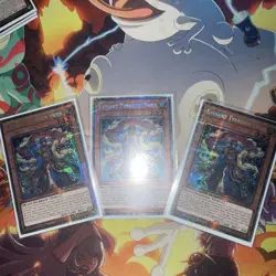 Radiant Typhoon Swen DOOD-EN014 Starlight Rare Near Mint 1st Edition Yugioh x3 - Image 1