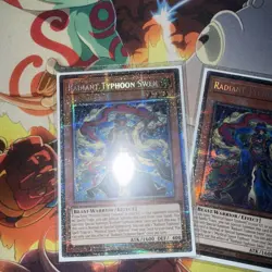 Radiant Typhoon Swen DOOD-EN014 Starlight Rare Near Mint 1st Edition Yugioh x3 - Image 4