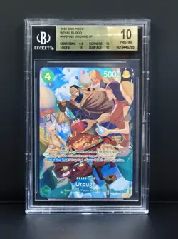 One Piece Urouge OP07-021 R 2025 SP Special Parallel Beckett BGS 10 English CCG - Image 1